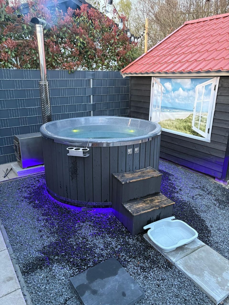 Day, Garden, Hot Tub