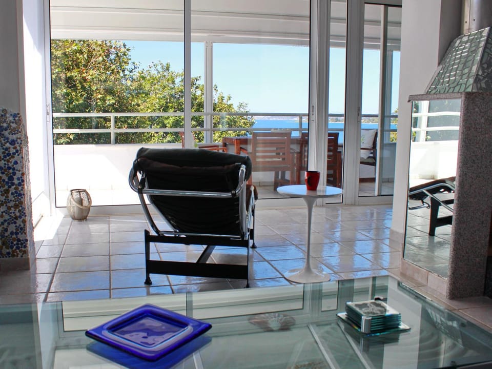 Balcony/Terrace, Living room, Seating area, Sea view