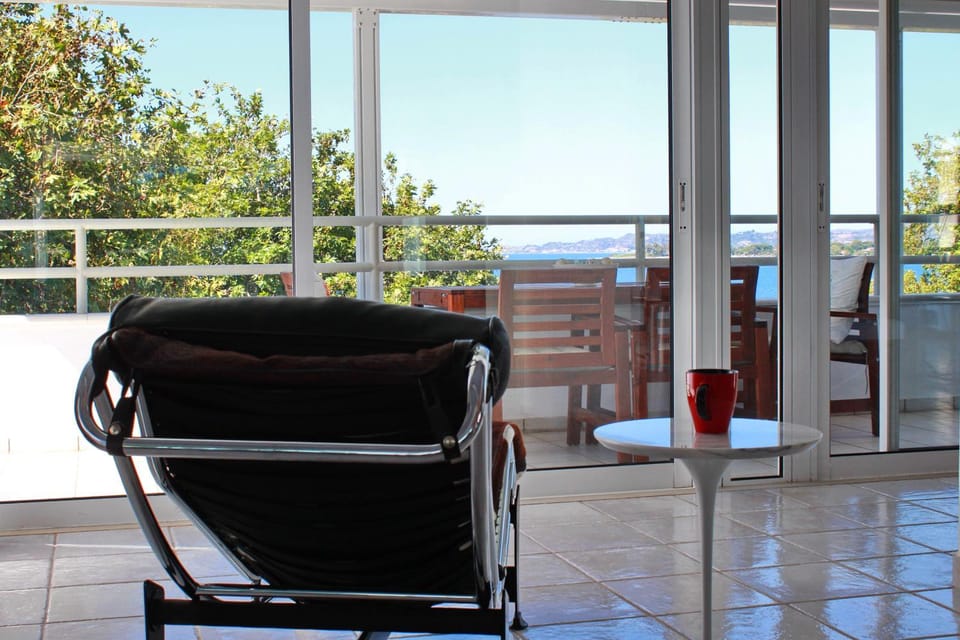 Balcony/Terrace, Living room, Seating area, Sea view