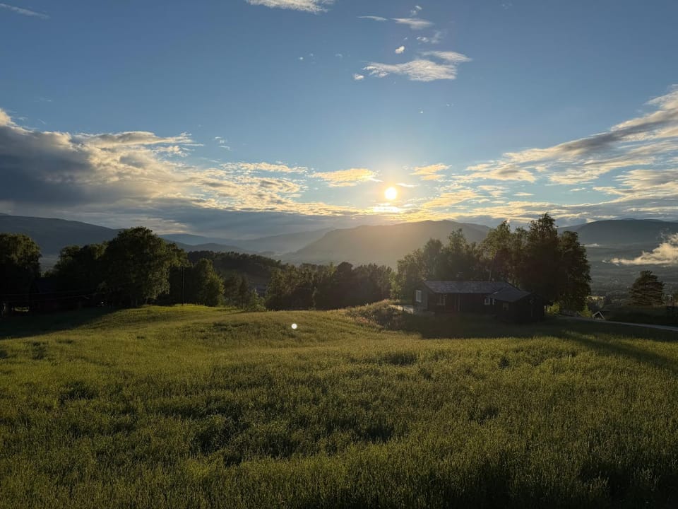 Natural landscape, Sunset