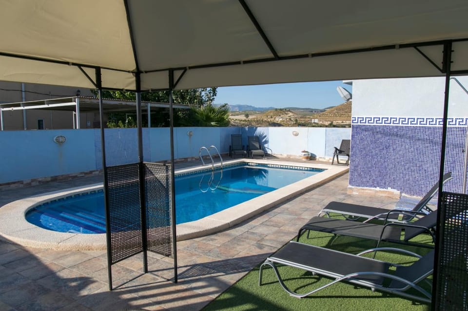 Natural landscape, Swimming pool, sunbed