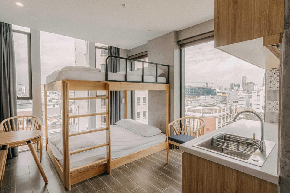 Bed, Natural landscape, View (from property/room), Balcony/Terrace, Kitchen or kitchenette, Photo of the whole room, Dining area, Bedroom, minibar, pet friendly, stove