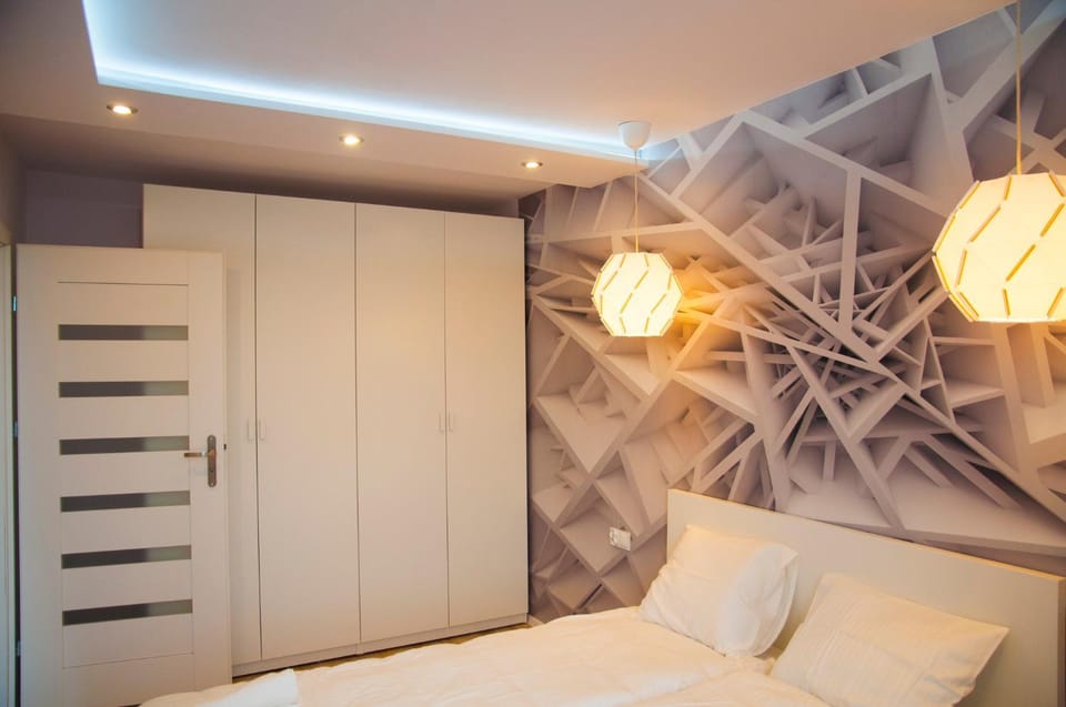 Bed, Photo of the whole room, Bedroom, wardrobe