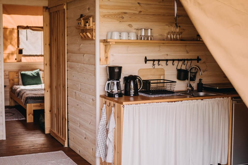 Kwiejcówka Luxury tent in West Pomeranian Voivodeship, Poland