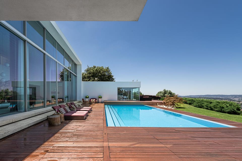 Patio, Facade/entrance, Garden, City view, Garden view, Swimming pool