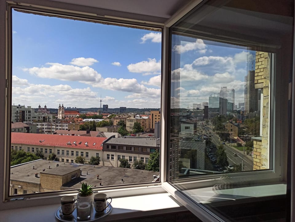 9th floor Amazing View Central Studio Apartment Apartment in Vilnius