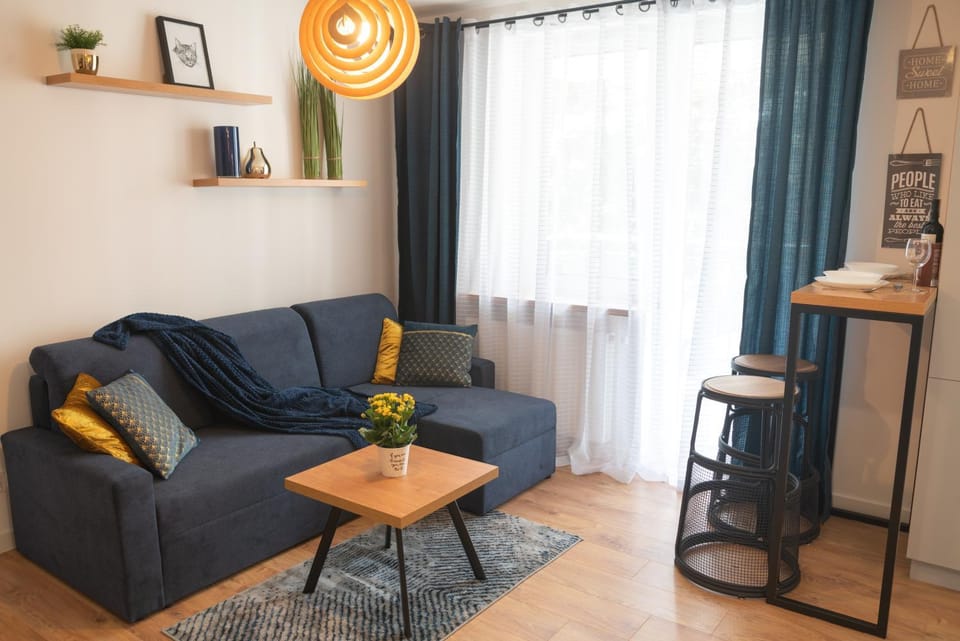 Apartament Niebieski - Okrzei (Garaż, Targi) Apartment in Poland