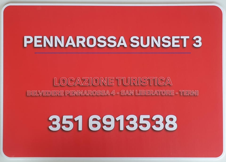 Pennarossa Sunset 3 House in Umbria