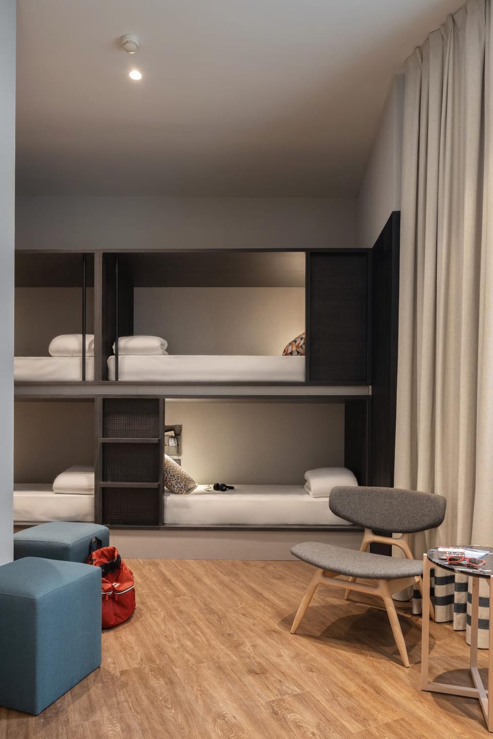 Bathroom, bunk bed