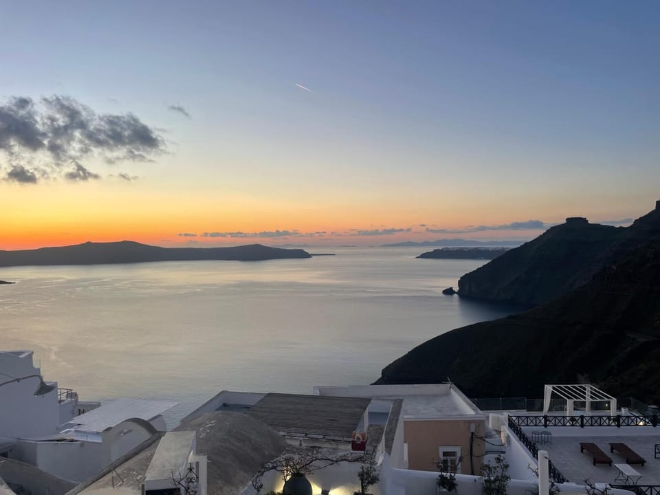 Nearby landmark, Natural landscape, Sea view, Sunset