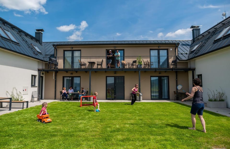 Property building, Garden, children