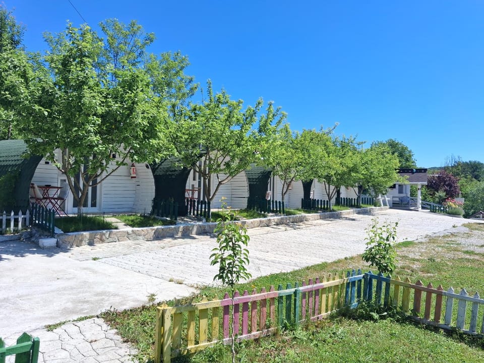 Casutele verzi din Ocnele Mari Campground/ 
RV Resort in Romania