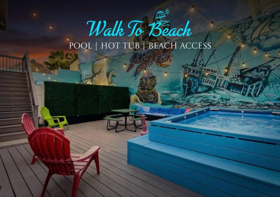 Patio, Seating area, Beach, Swimming pool