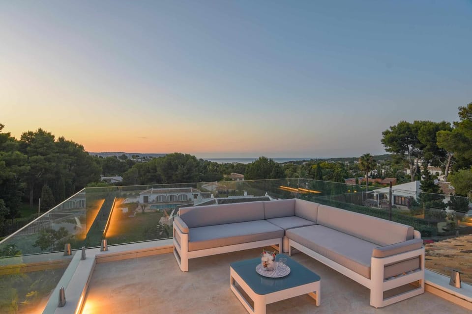Bird's eye view, Garden view, Sea view, Sunset