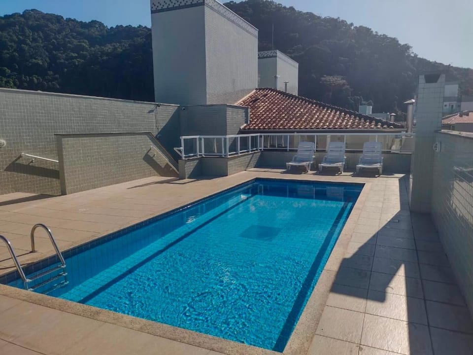 ÁREA DE LAZER NA COBERTURA COM VISTA PARA O MAR Apartment in Ubatuba
