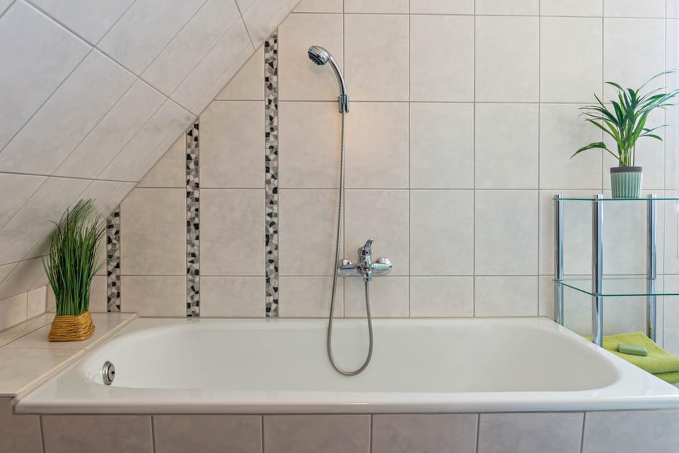 Bathroom, Living room