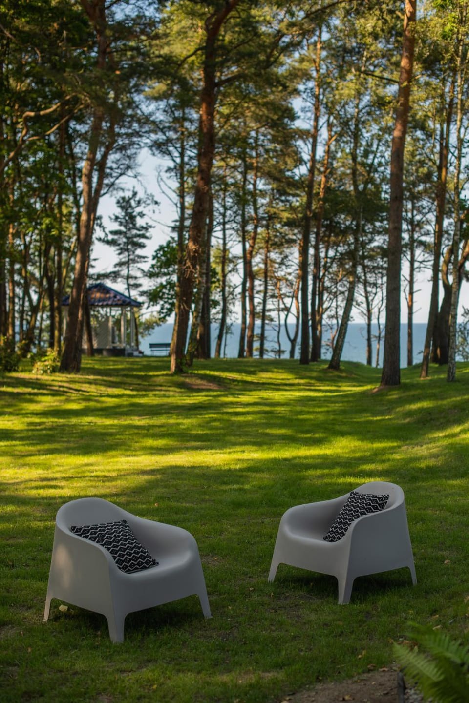 Natural landscape, Garden, Garden view, Sea view