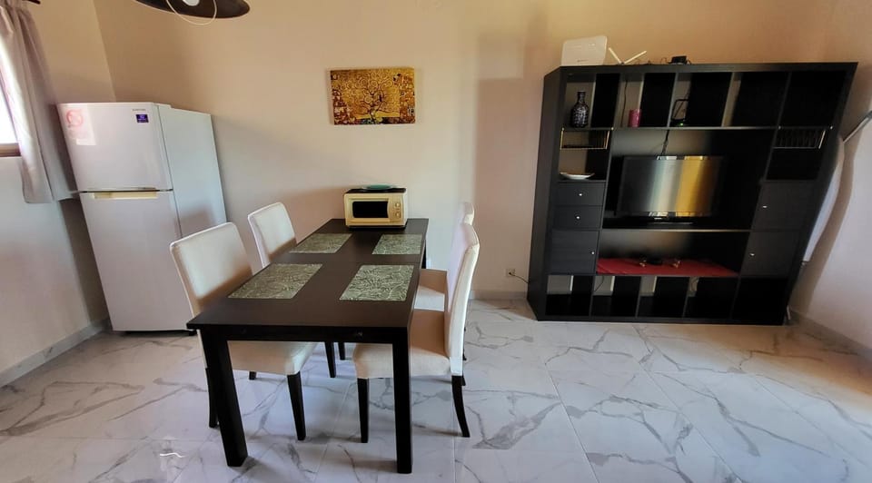 Living room, kitchen