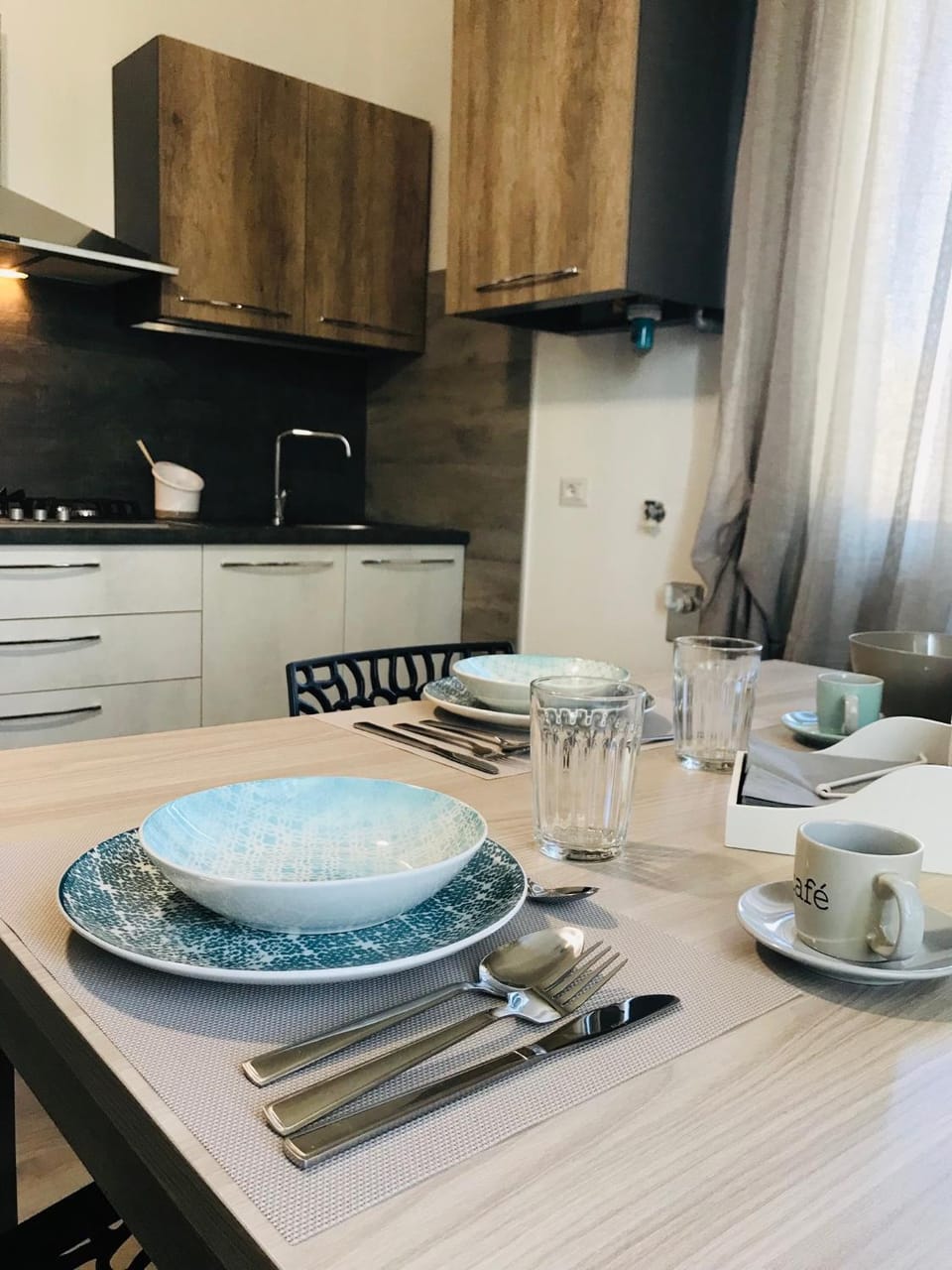 Kitchen or kitchenette, Living room, Dining area