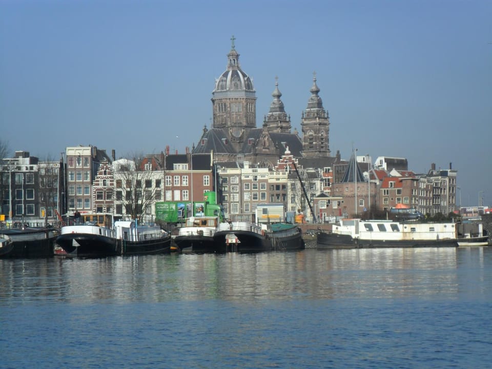 Anna Houseboat Docked boat in Amsterdam