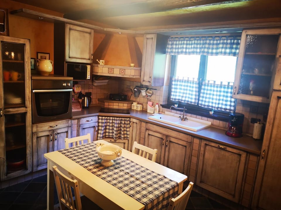 Kitchen or kitchenette, Dining area