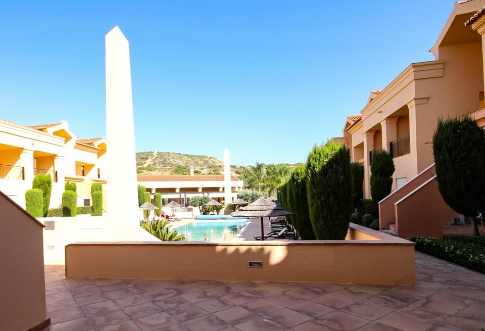Patio, Pool view