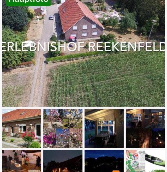 Erlebnishof Reekenfeld Wohnmobilstellplatz Campground/ 
RV Resort in Lower Saxony, Germany