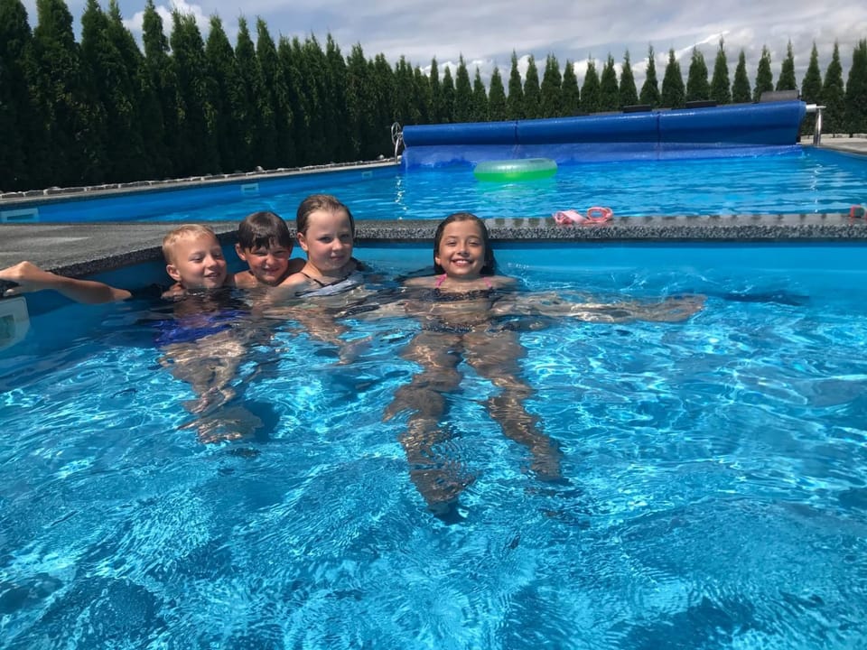 Property building, Day, Swimming pool, children