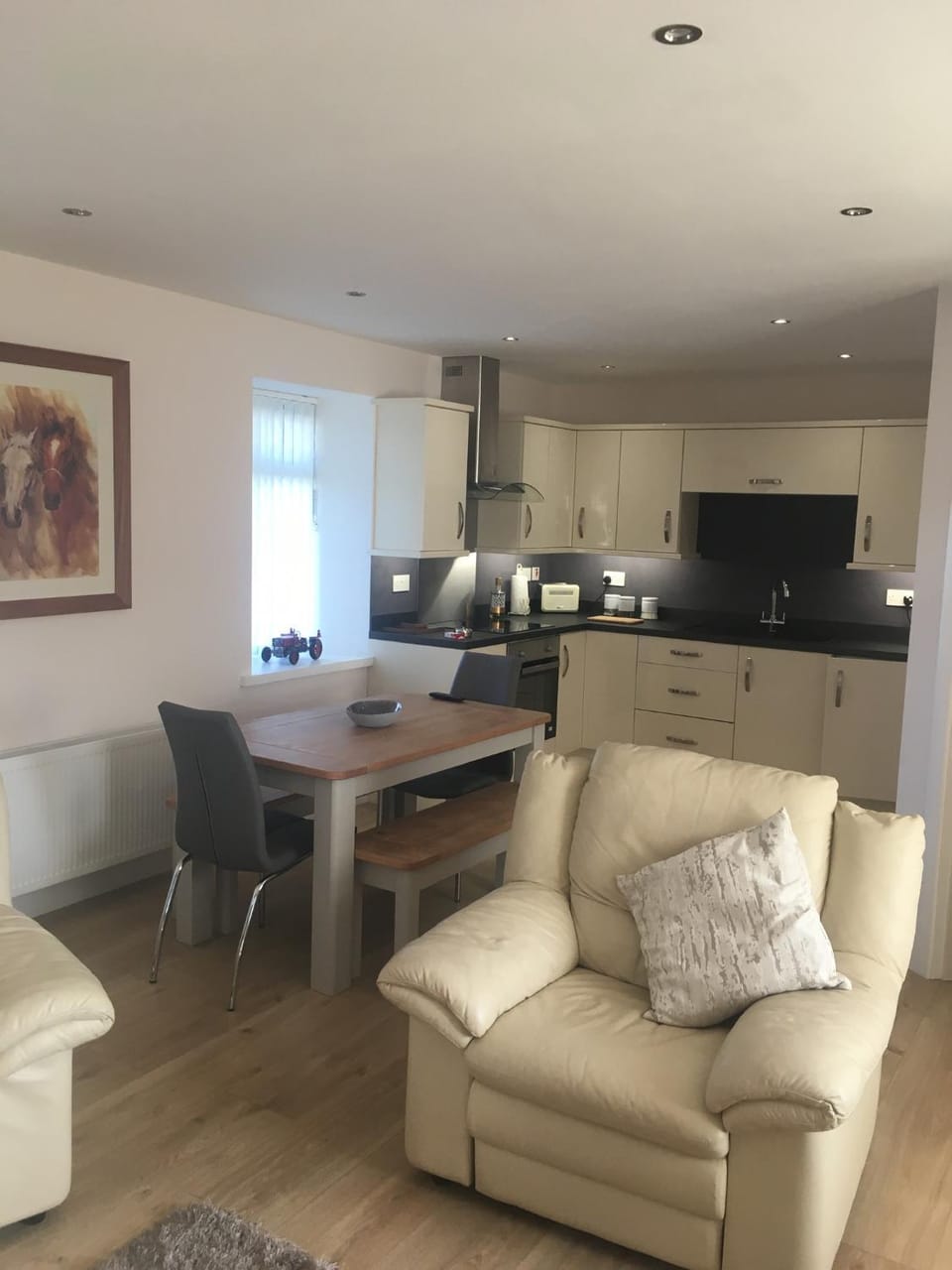 Kitchen or kitchenette, Living room