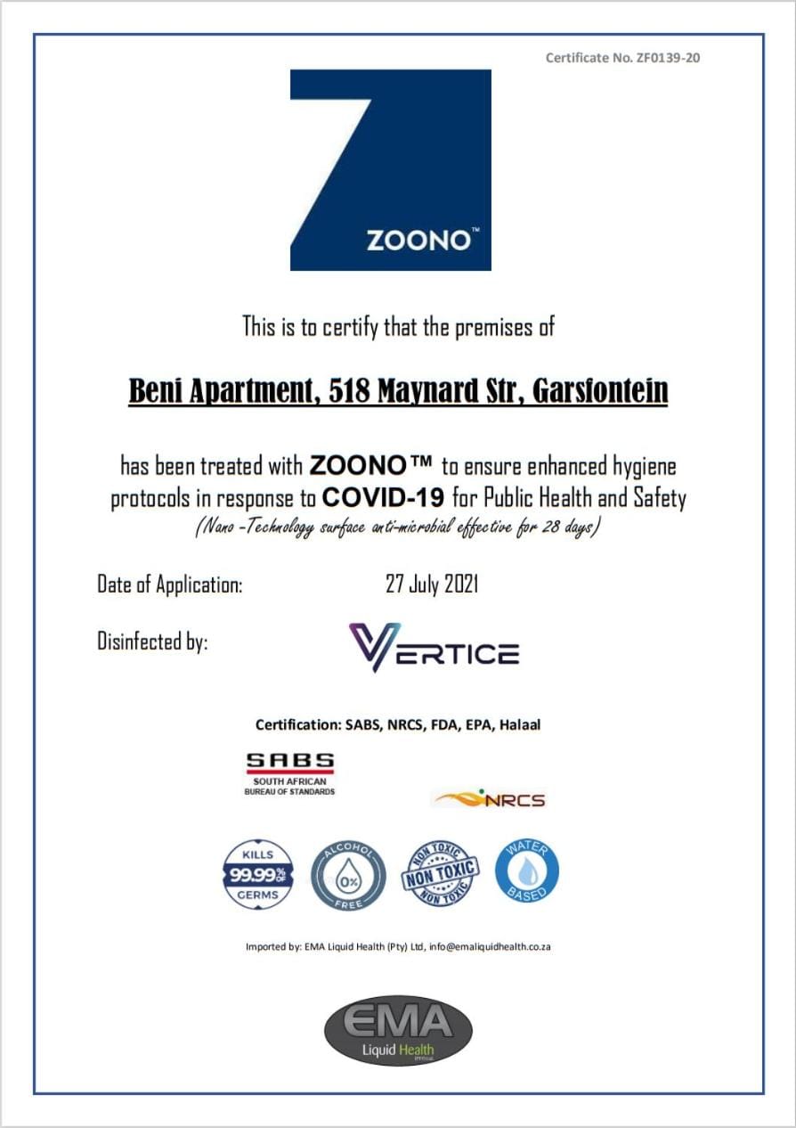 Property building, Certificate/Award