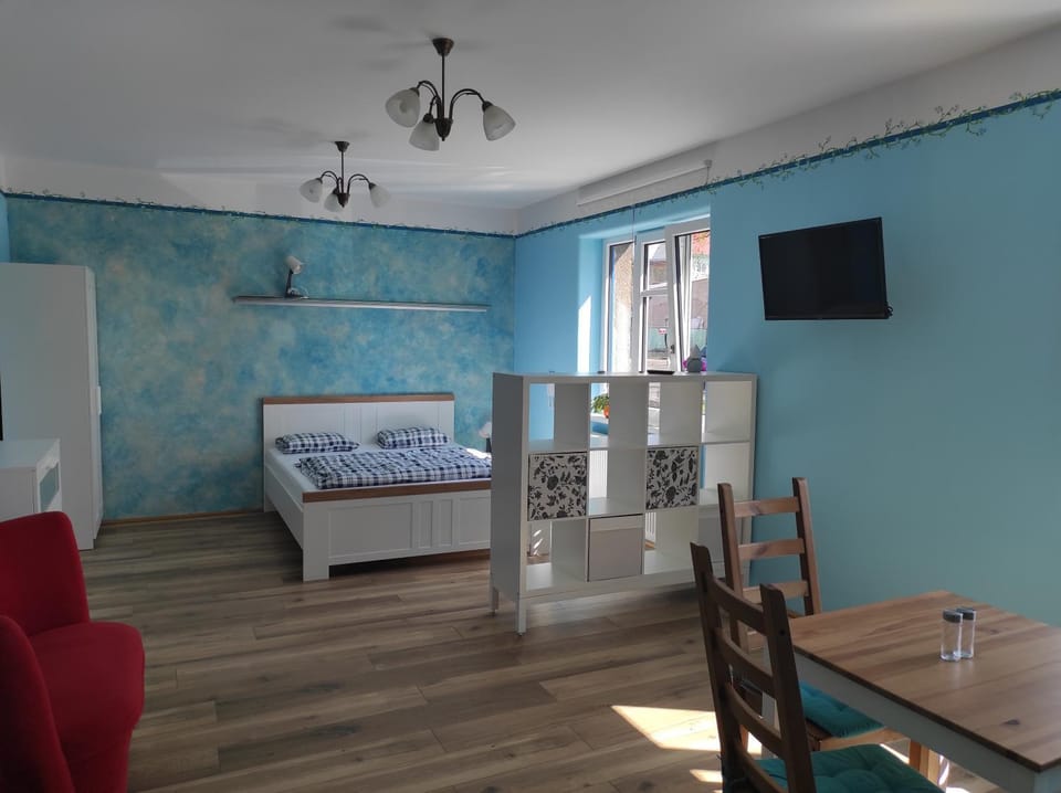 Bed, TV and multimedia, Living room, Photo of the whole room, Dining area, Bedroom