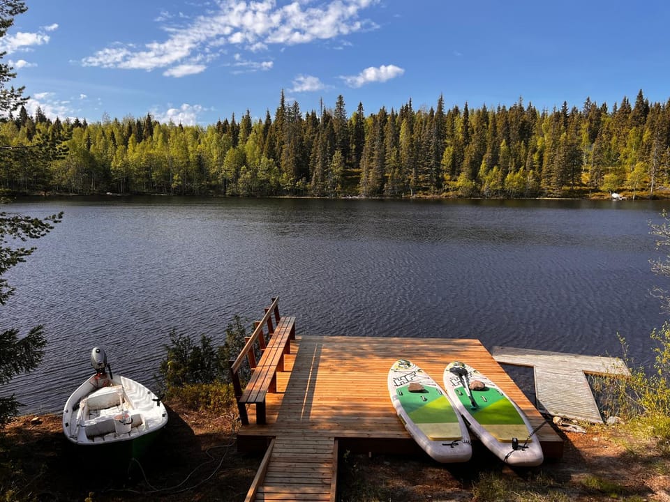 Porontima Lake House in Pure Rukatunturi Nature Villa in Lapland