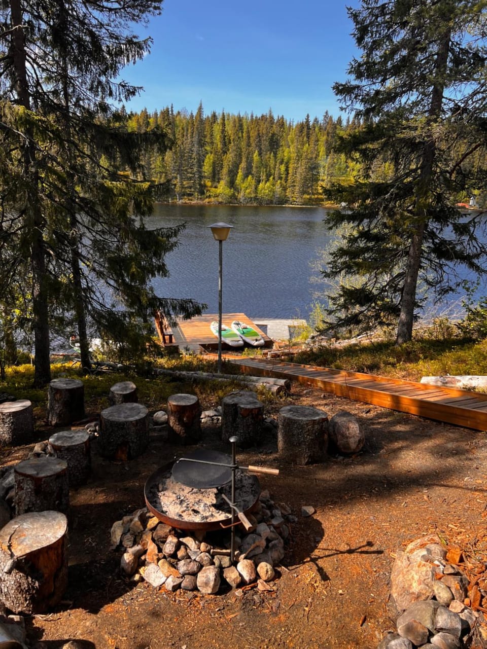 Porontima Lake House in Pure Rukatunturi Nature Villa in Lapland