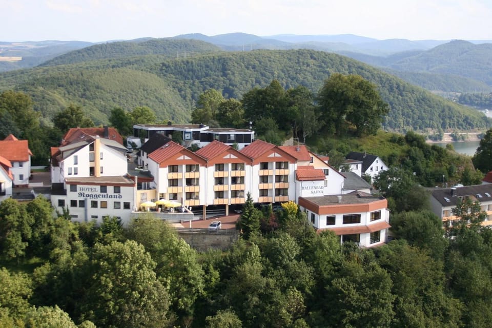Neighbourhood, Bird's eye view, Mountain view