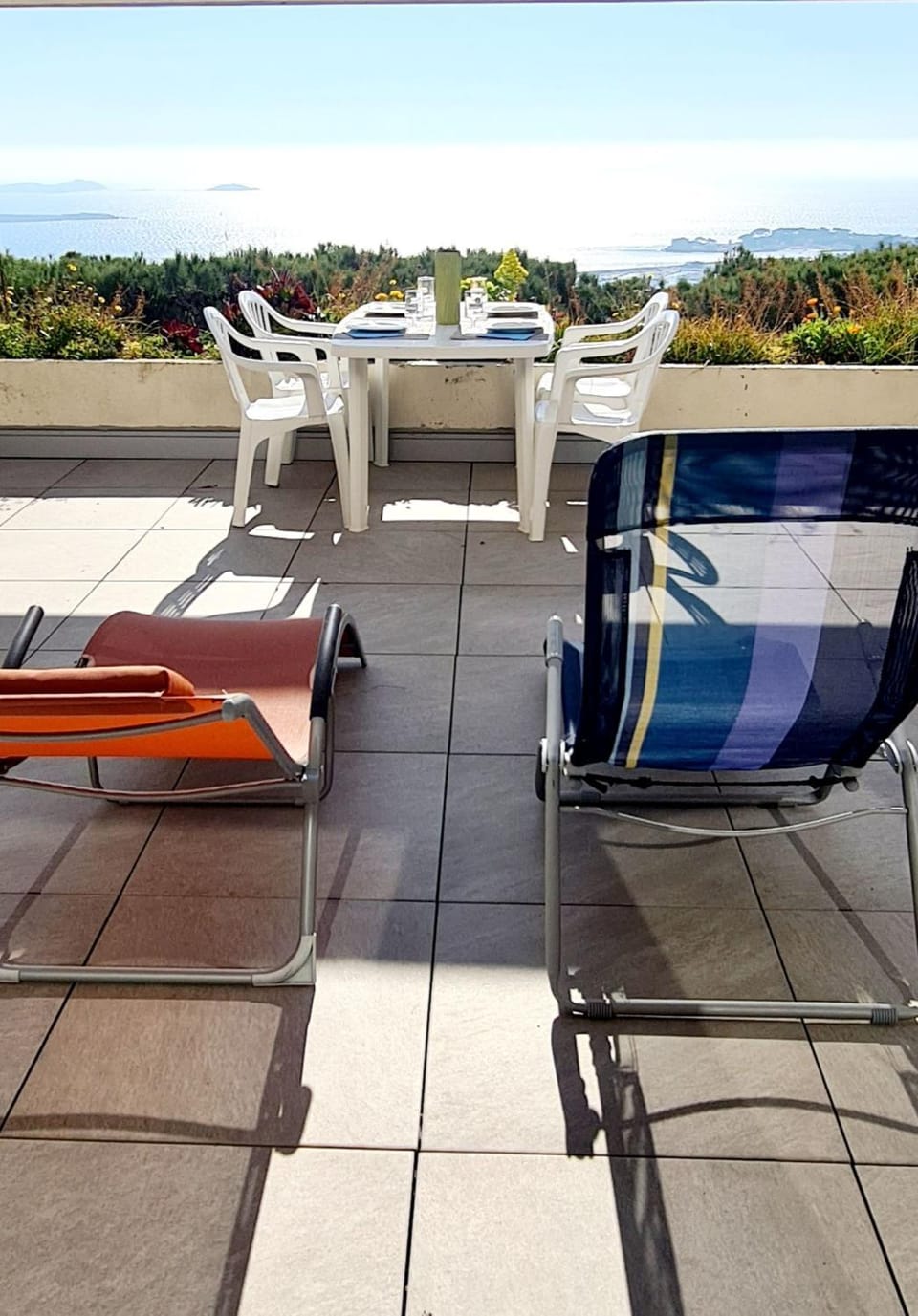 Patio, Day, View (from property/room), Balcony/Terrace, Sea view
