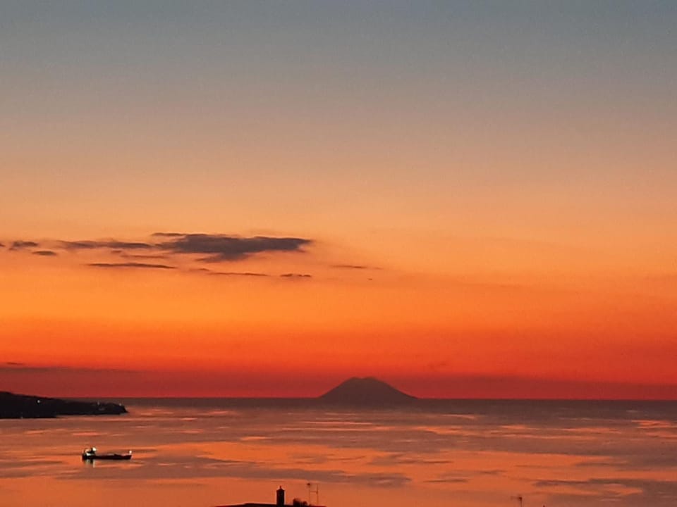 Natural landscape, Sea view, Sunset