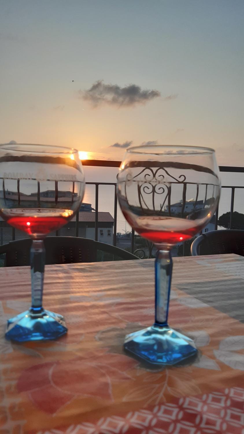 Sea view, Sunset