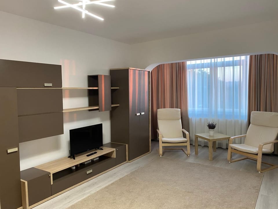 Living room, Seating area, Lake view