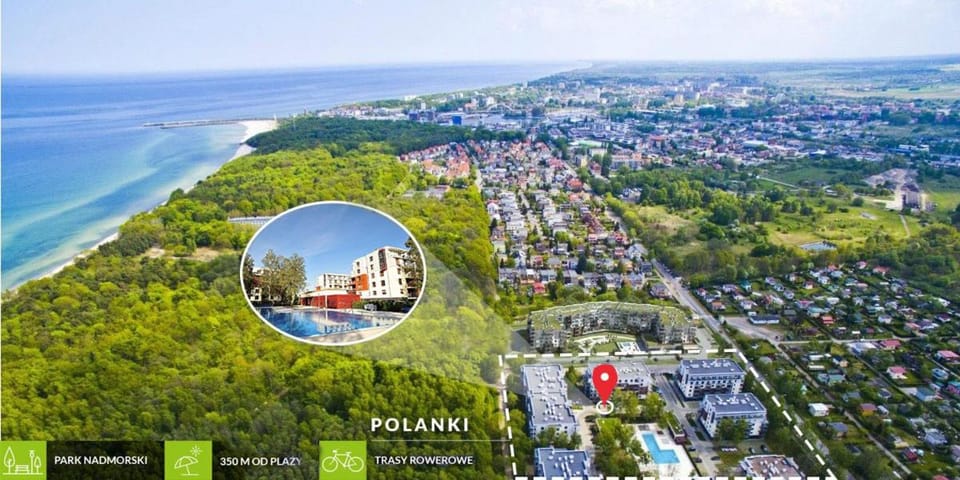 Seaside Polanki Apartments - summer outdoor swimming pool, saunas, two playgrounds for children, gym, individual garage included in the price Klonowa 17E Apartment in West Pomeranian Voivodeship, Poland