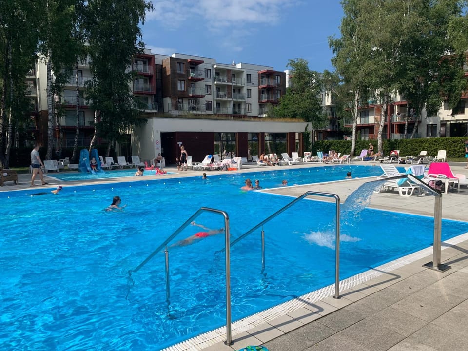 Seaside Polanki Apartments - summer outdoor swimming pool, saunas, two playgrounds for children, gym, individual garage included in the price Klonowa 17E Apartment in West Pomeranian Voivodeship, Poland
