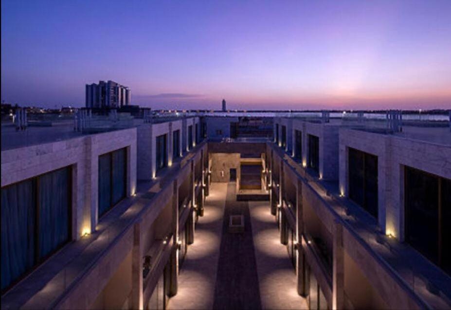 Property building, Sunset