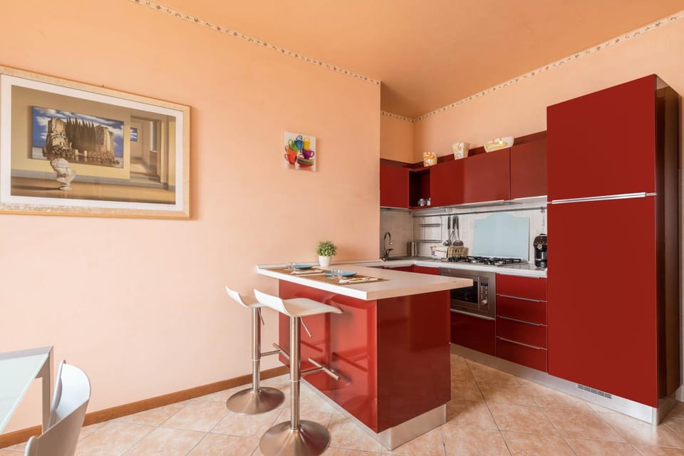 Kitchen or kitchenette, Living room