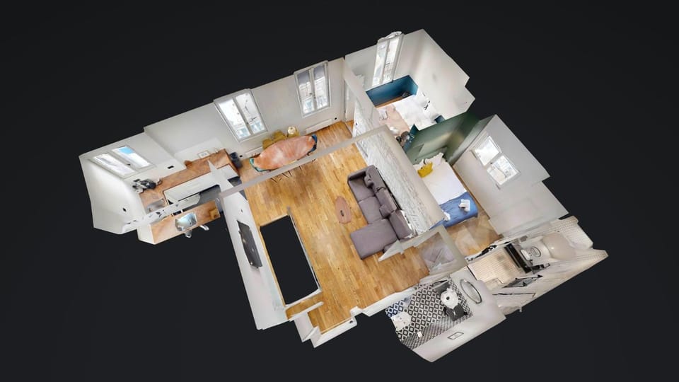 Kitchen or kitchenette, Floor plan, Dining area