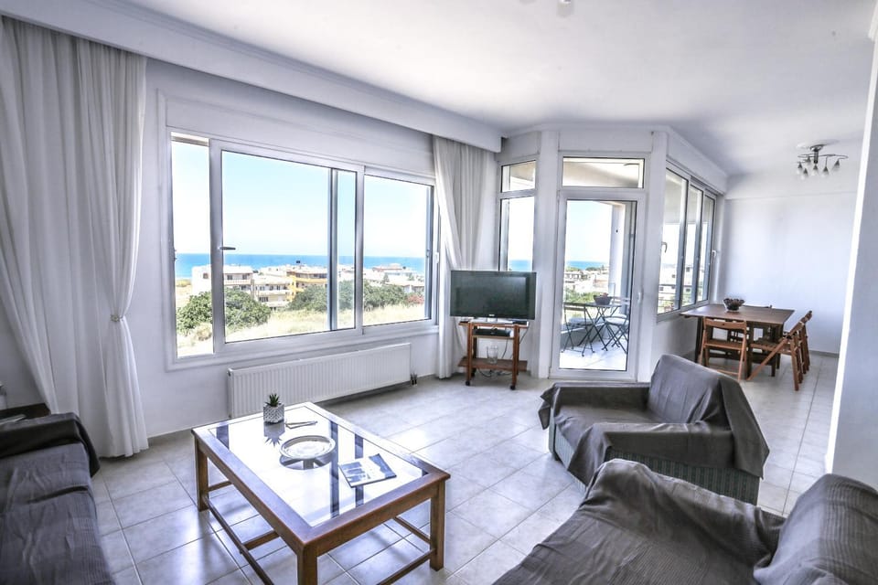 Living room, Seating area, Sea view