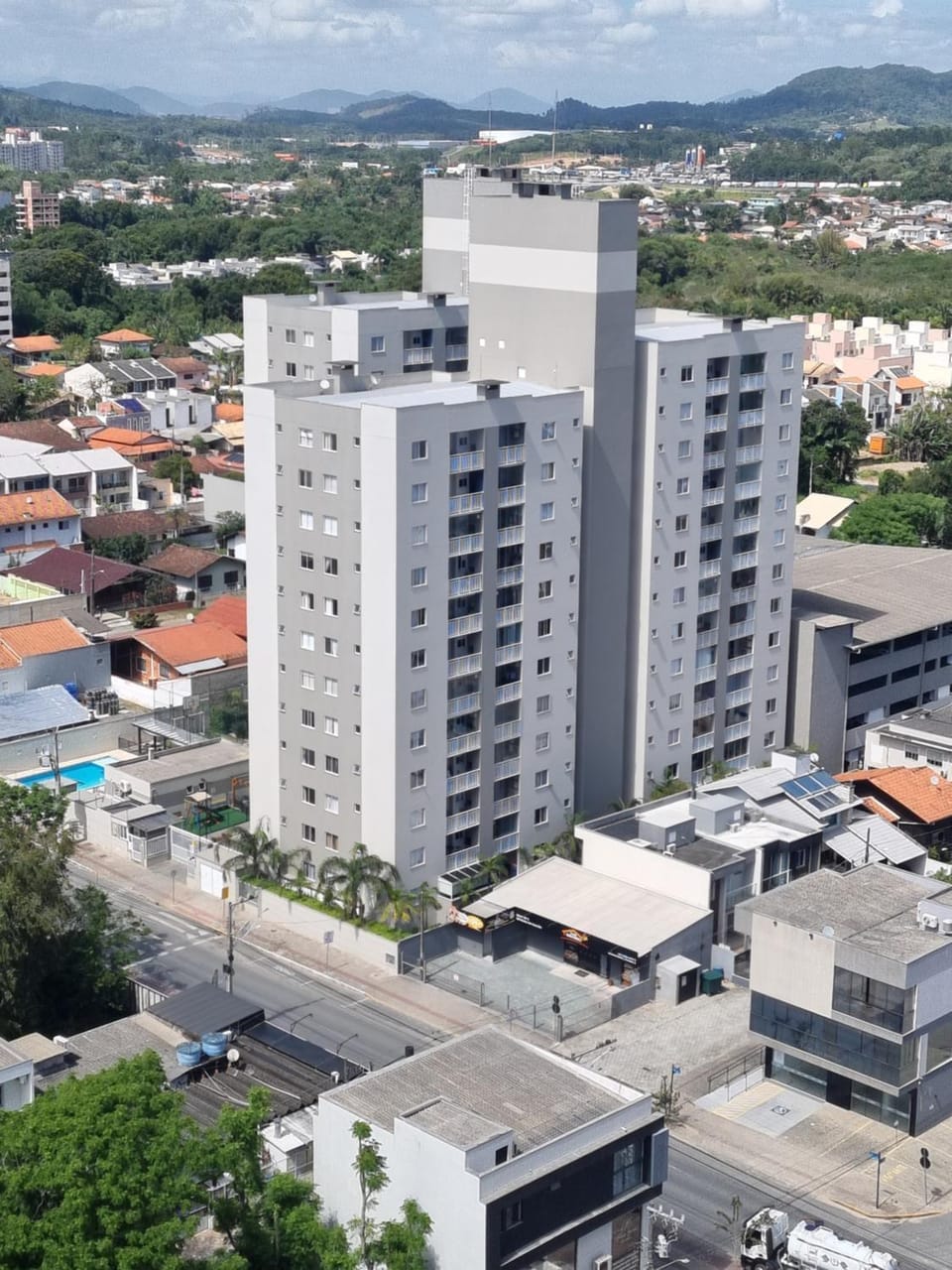 Property building, City view, Parking