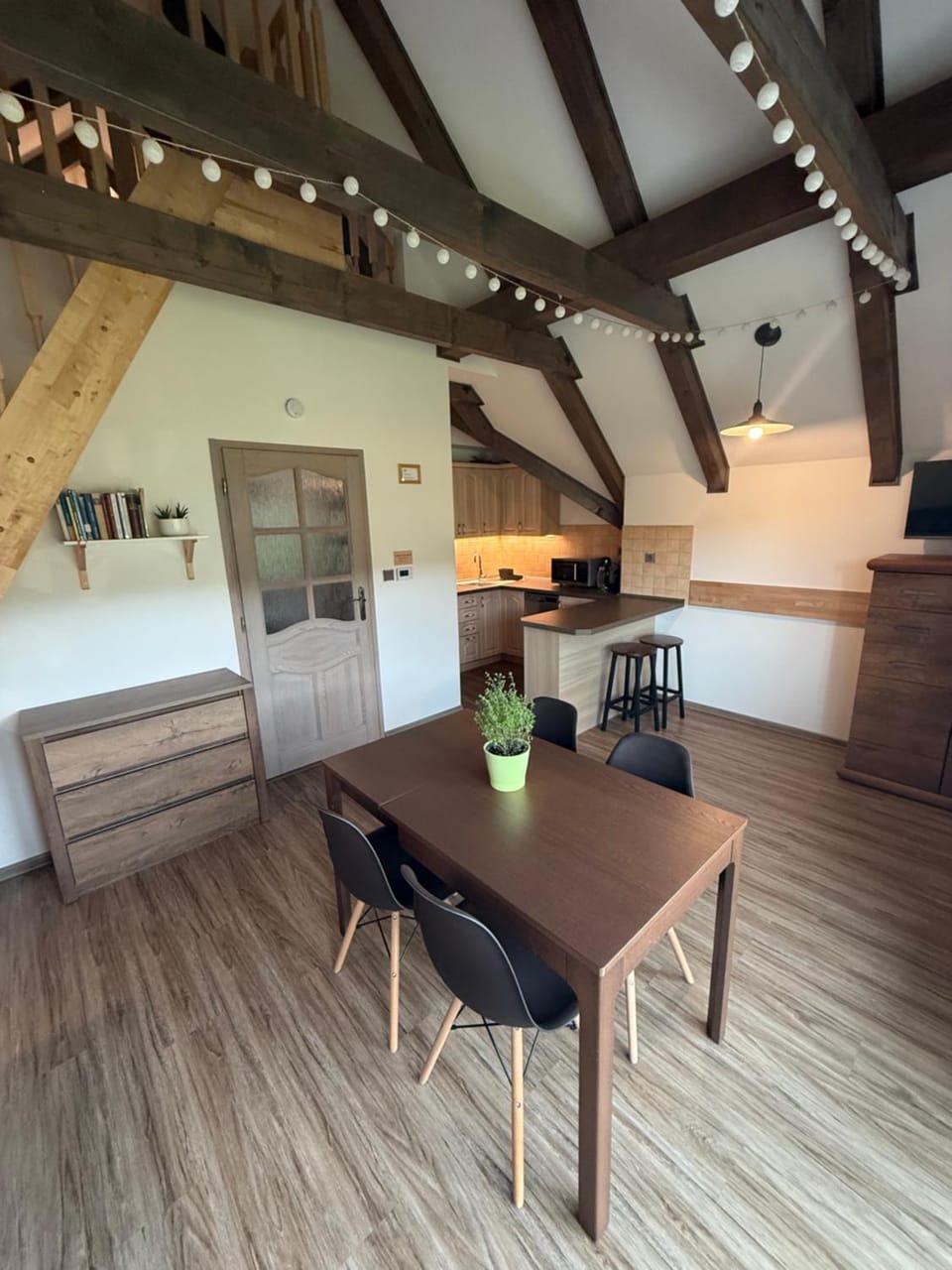 Kitchen or kitchenette, Dining area