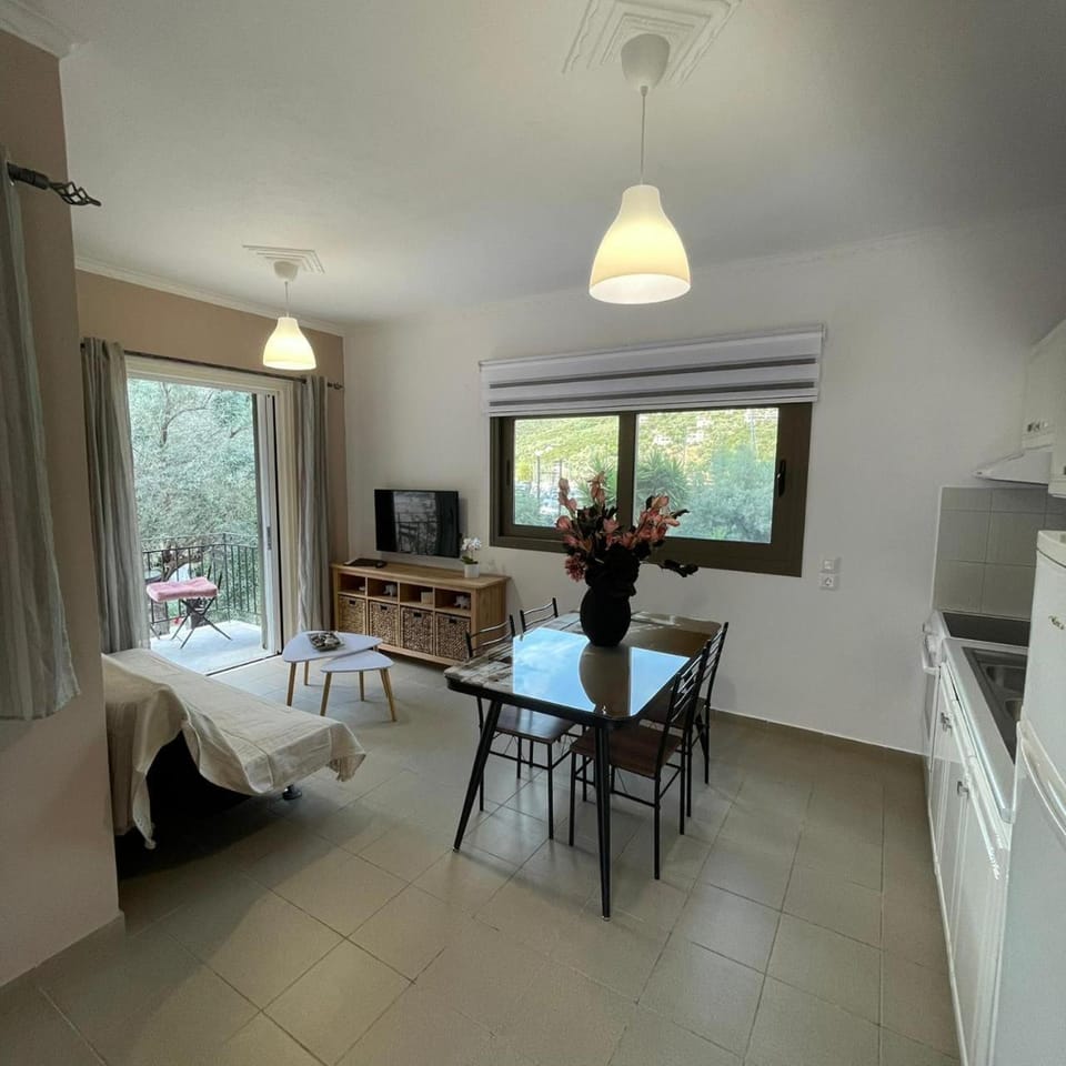 TV and multimedia, Kitchen or kitchenette, Living room, Seating area, Dining area