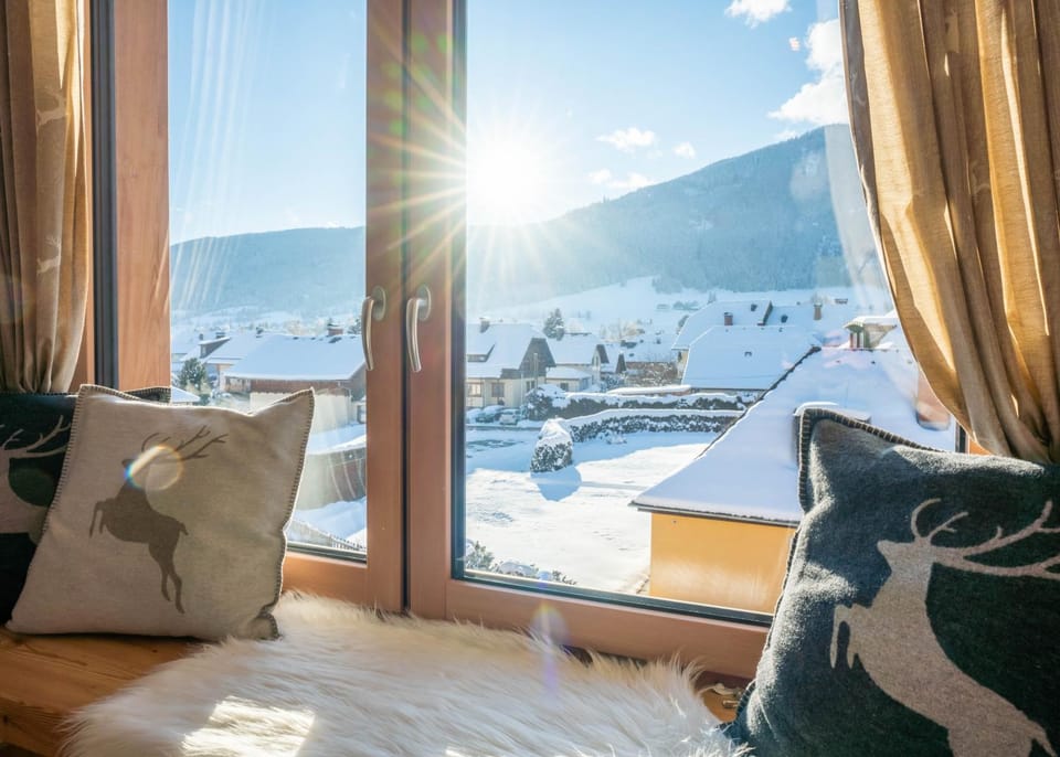 Natural landscape, Winter, Mountain view