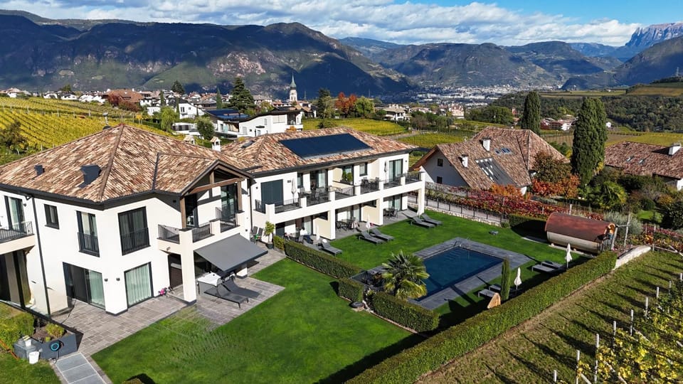 Property building, Natural landscape, Bird's eye view