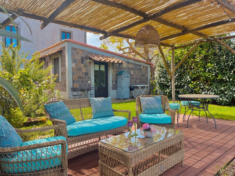 Property building, Patio